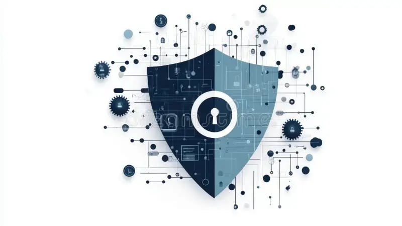 modern-digital-shield-icon-featuring-padlock-symbolizing-cybersecurity-data-protection-tech-oriented-landscape-333283496